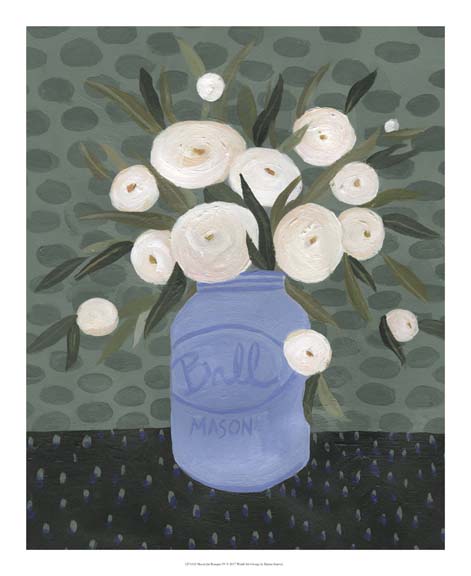 Mason Jar Bouquet IV