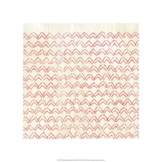 Weathered Patterns in Red VI