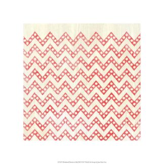 Weathered Patterns in Red XII