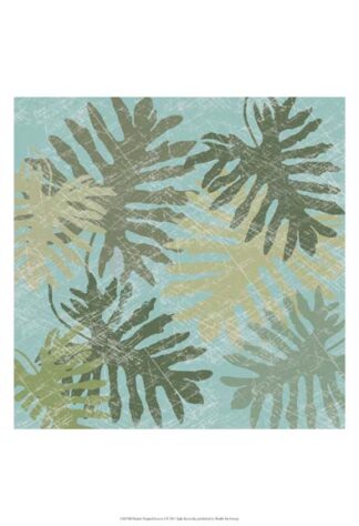 Faded Tropical Leaves I