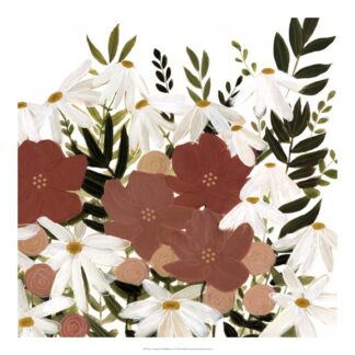 Terracotta Wildflowers I