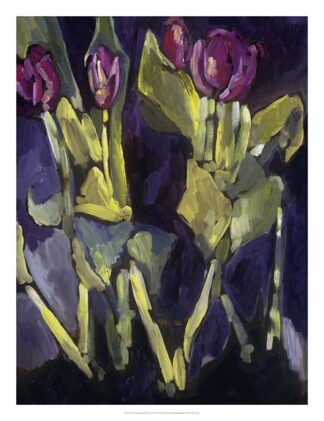 Violet Spring Flowers I