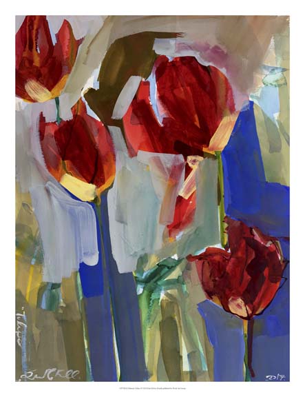 Painterly Tulips I