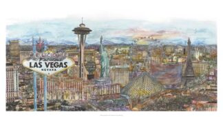 Vegas Skyline in Color