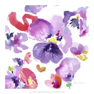Watercolor Flower Composition III