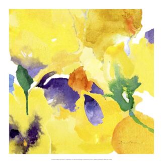 Watercolor Flower Composition V