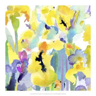 Watercolor Flower Composition VI