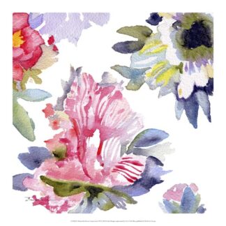 Watercolor Flower Composition VII