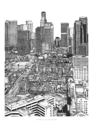 B&W Us Cityscape-Los Angeles
