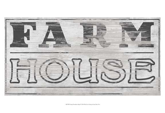 Vintage Farmhouse Sign I