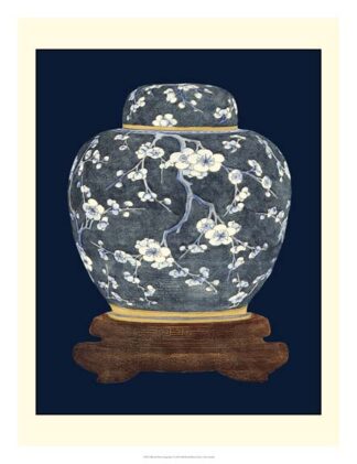 Blue & White Ginger Jar I