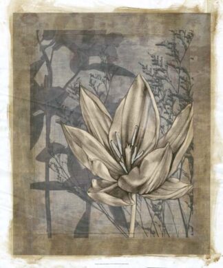 Embellished Tulip & Wildflowers I