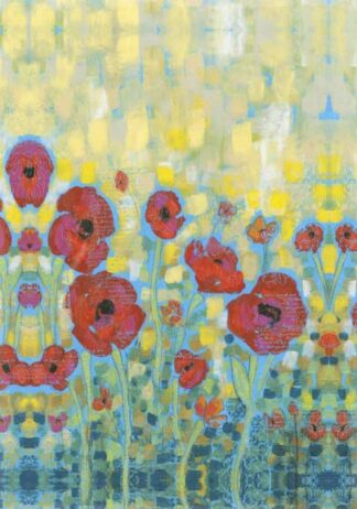 Embellished Poppy Impressions I