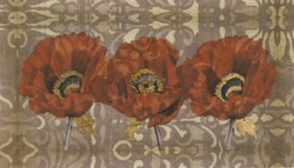 Embellished Poppy Panel I