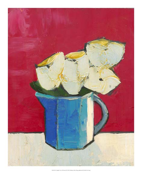 Graphic Vase of Flowers II