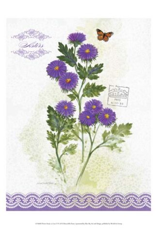 Flower Study on Lace II