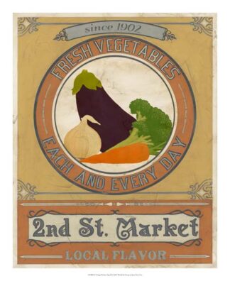 Vintage Produce Sign III