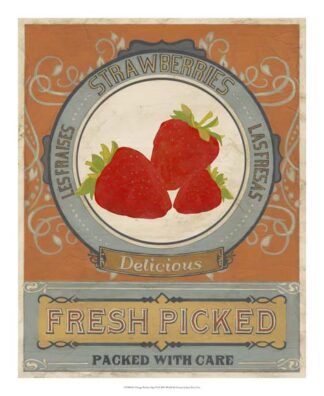 Vintage Produce Sign VI