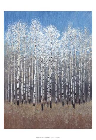 Cobalt Birches I