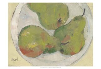 Plate with Pear