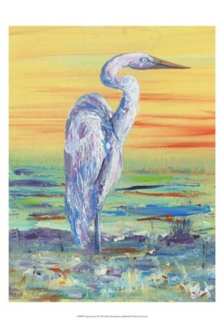 Egret Sunset I