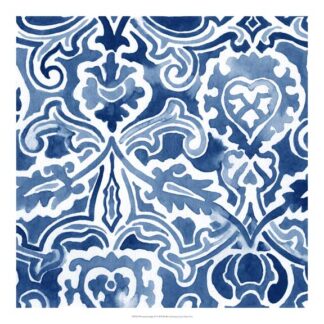 Watercolor Indigo IV