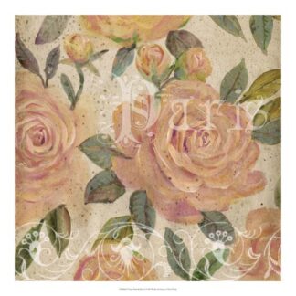 Vintage Painterly Roses I