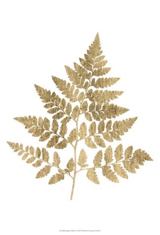 Graphic Gold Fern I