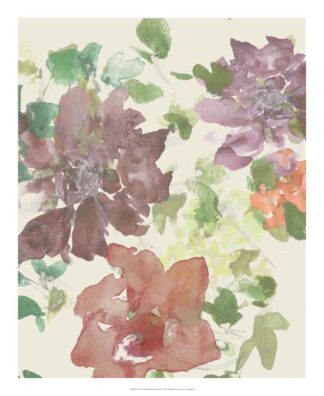 Fuchsia Inked Blooms II