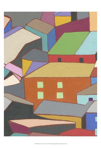 Rooftops in Color III