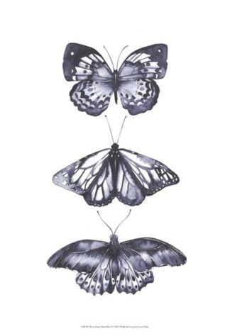 Monochrome Butterflies II