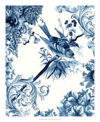 Bird & Branch in Indigo II