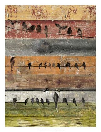 Birds on Wood I