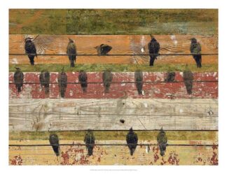 Birds on Wood VI