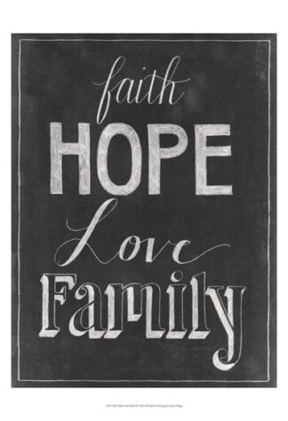 Chalkboard Faith I