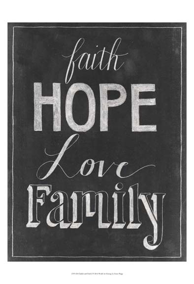 Chalkboard Faith I