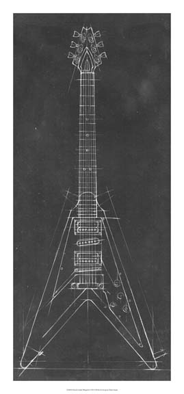 Electric Guitar Blueprint I