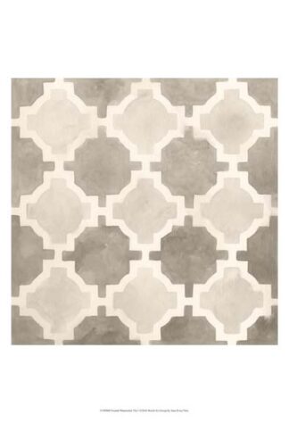 Neutral Watercolor Tile I
