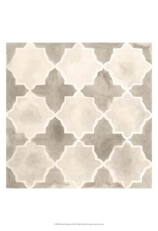 Neutral Watercolor Tile IV