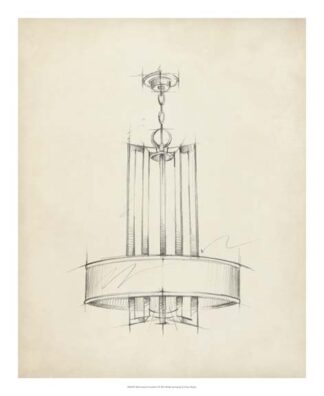 Mid Century Chandelier I