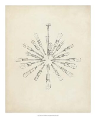 Mid Century Chandelier III