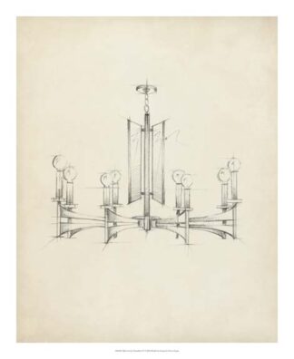 Mid Century Chandelier IV