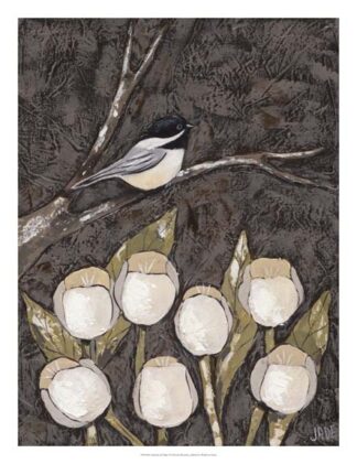 Chickadee & Tulips I