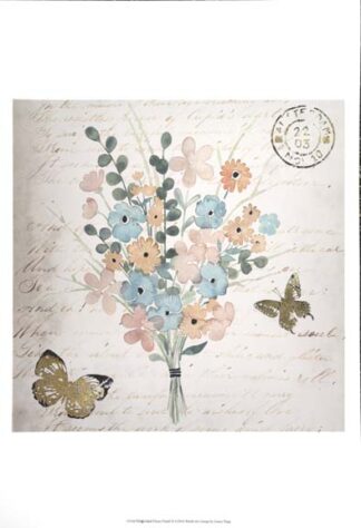 Gilded Fleurs Pastel II