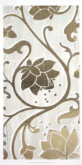 Weathered Floral Panel II