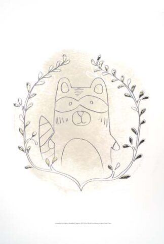 Golden Woodland Vignette II