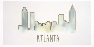 Goldleaf City Silhouette I