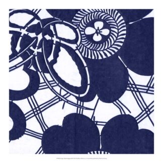 Indigo Floral Katagami III