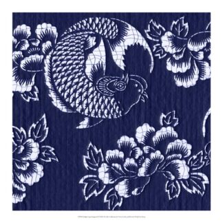 Indigo Carp Katagami II