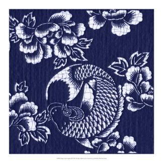 Indigo Carp Katagami III